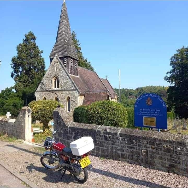 Peter Ruffles did Bike 'n Hike by motorbike