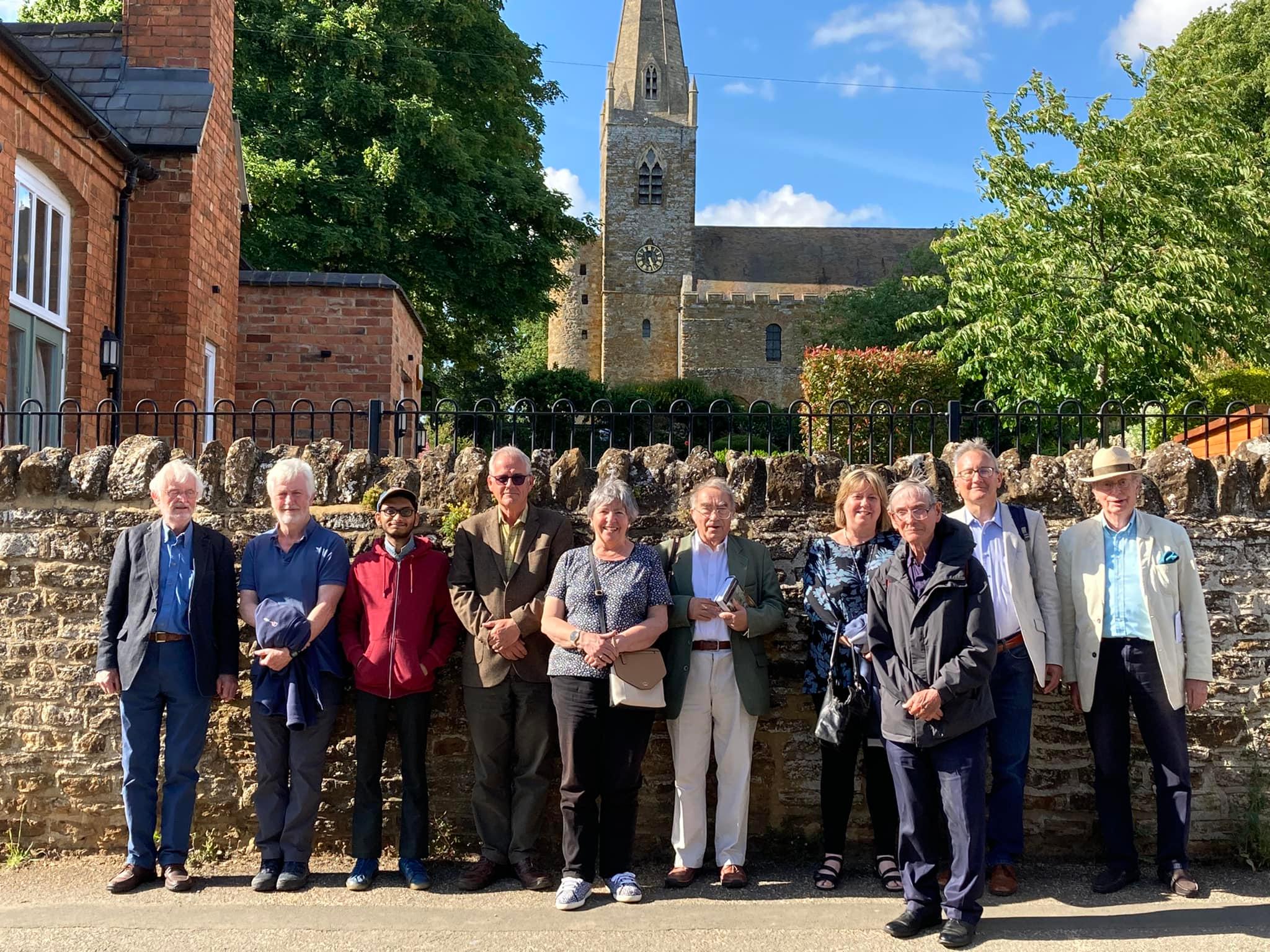Friends enjoy enjoy a visit to All Saints Brixworth, Northamptonshire